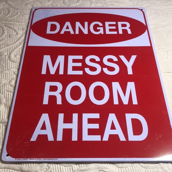 Red Danger Sign - Picture 1 of 7